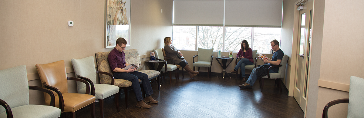 patients in our waiting area