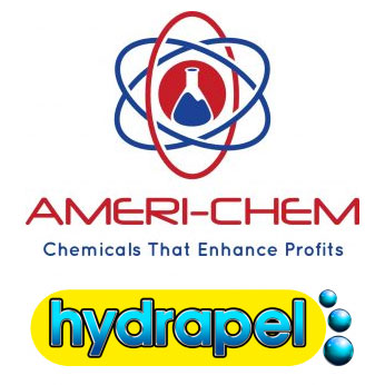 Ameri Chem and hydrapel logos