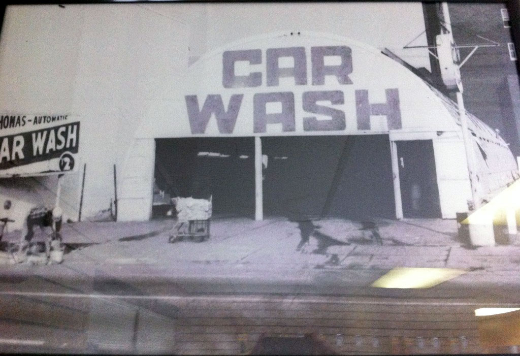 The original car wash in downtown Louisville in 1946.
